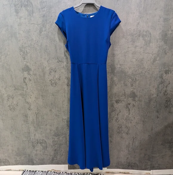 Aritzia Babaton Hampton Dress, Royal Blue - Picture 4 of 9